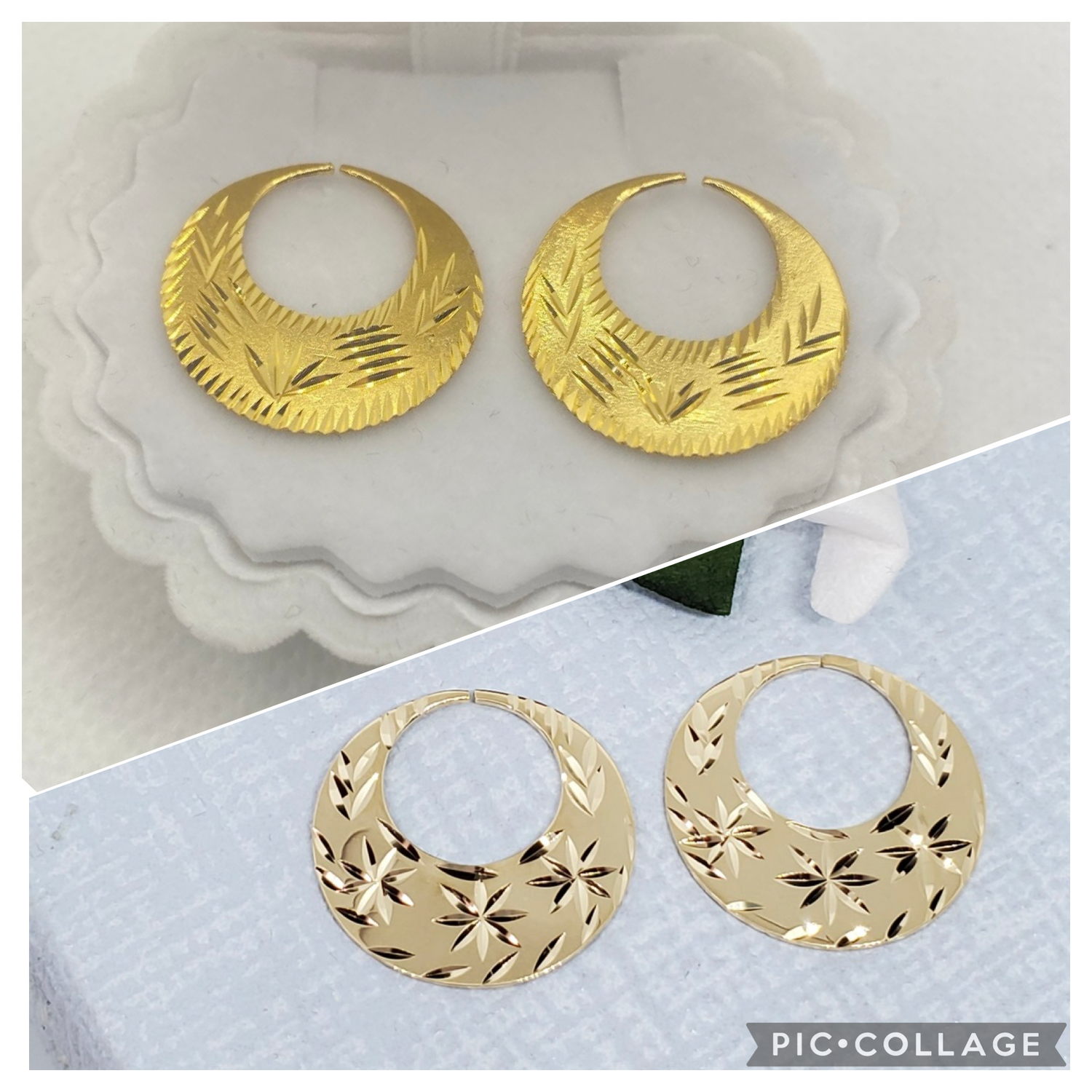 Real Gold Nattiyan Earrings