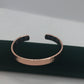 Pure Copper Magnetic Therapy Bracelet Bangle Open Cuff
