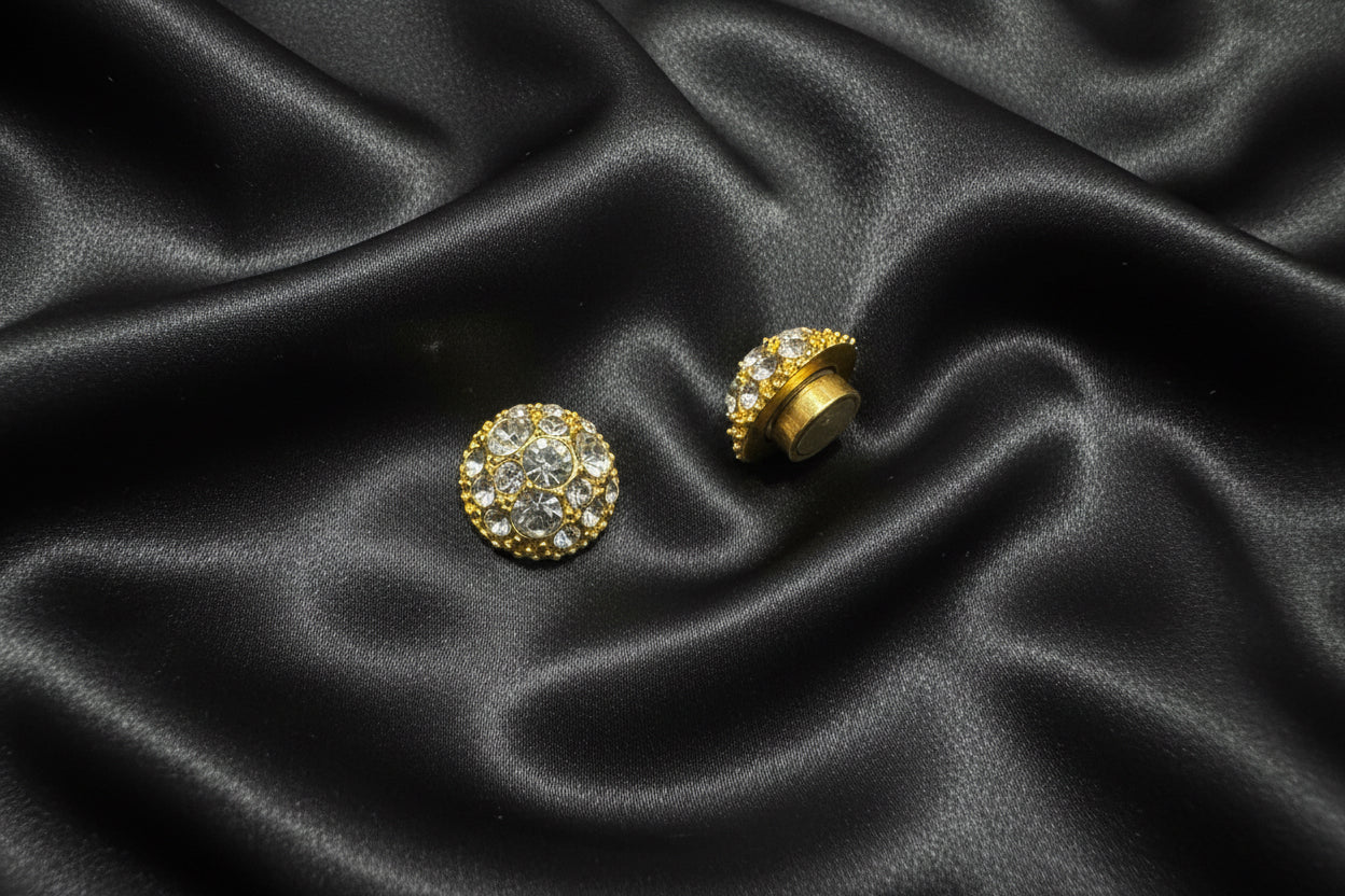 Magnetic Crystal Stud Earrings (No Piercing)