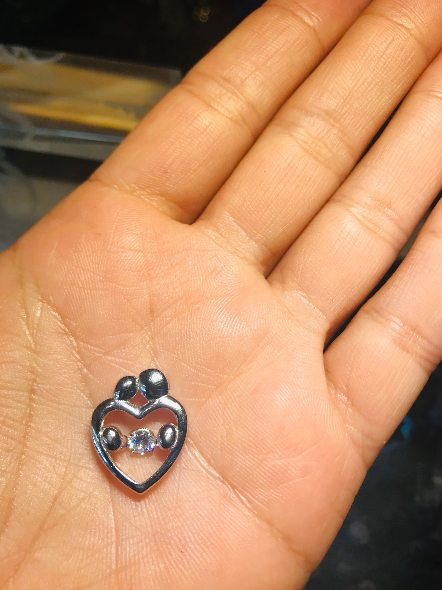 Pendentif en argent sterling