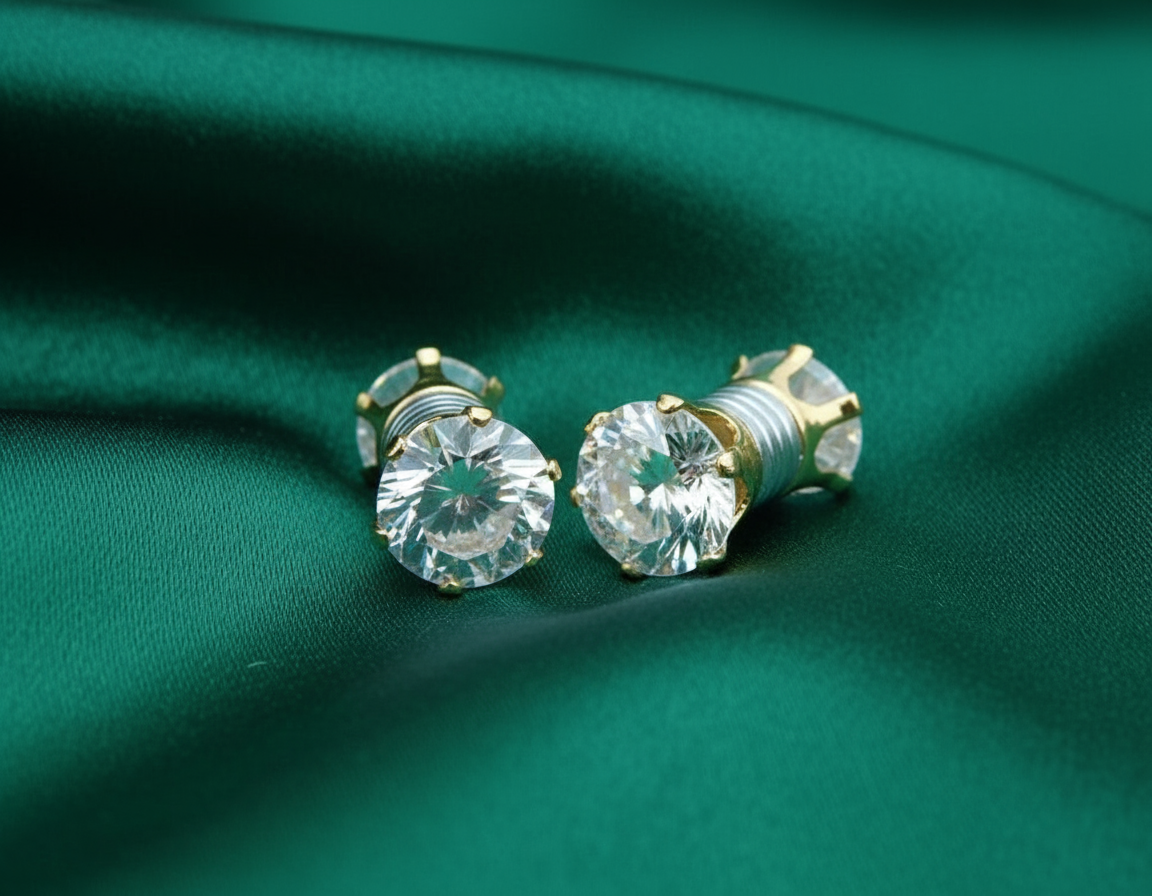 Fashionable Magnetic Non-Piercing stud Earrings