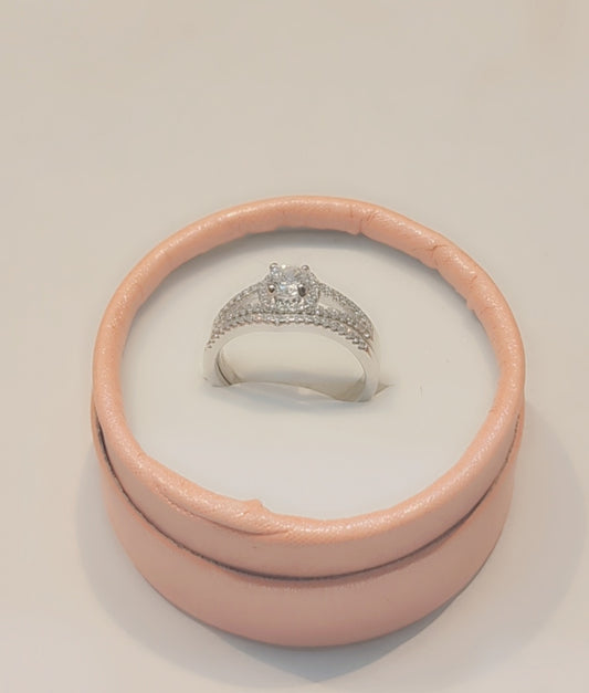 Alliance en argent sterling