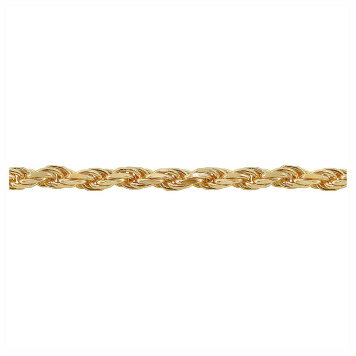 Real gold rope chain (1.25mm)