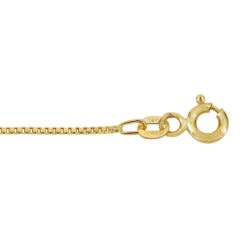 Chaîne en or véritable (0,6 mm)