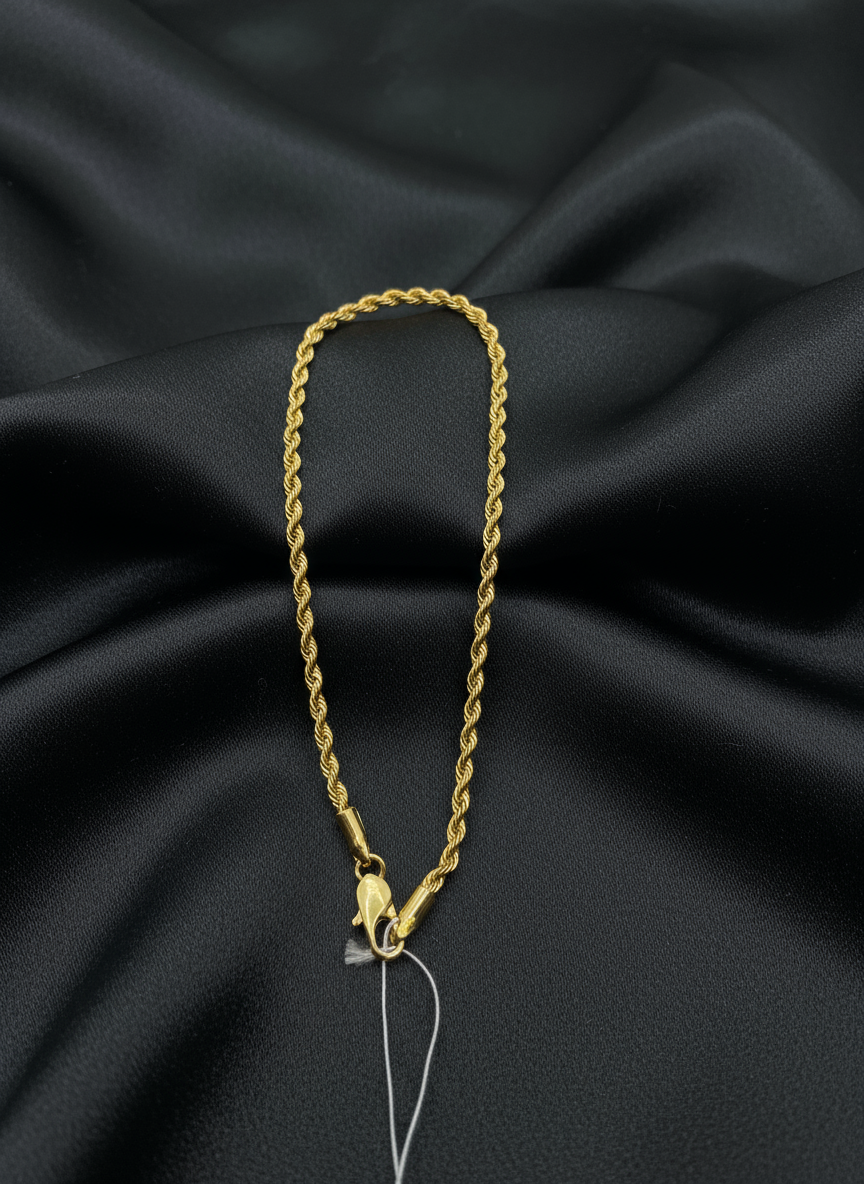 Gold plated bracelets - unisex