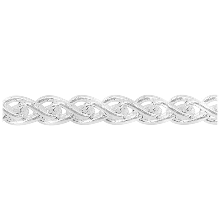 Chaîne spiga en argent sterling (1,4 mm)