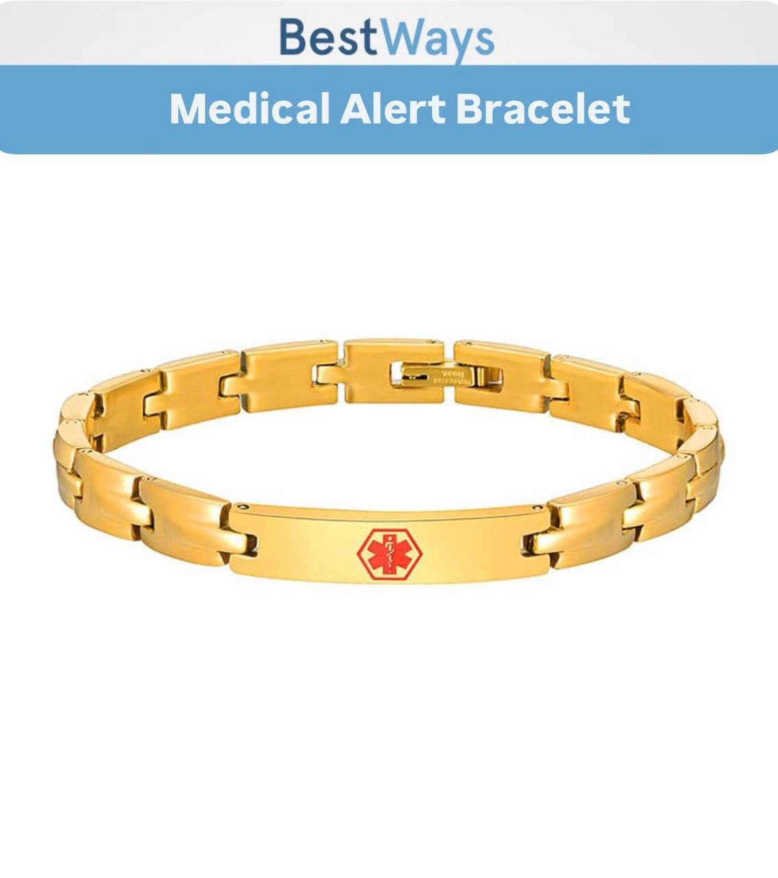 BestWays Medical Alert Bracelet – Where Elegance Meets Safety