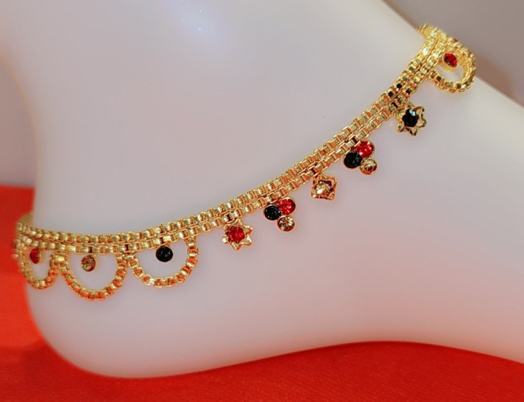 Gold plated Anklet