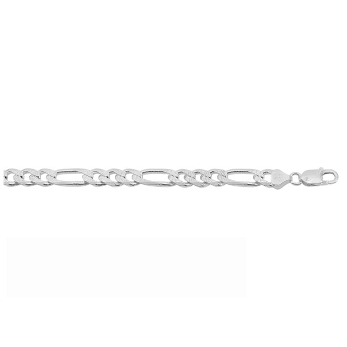 Sterling silver figaro chain (6.8mm)