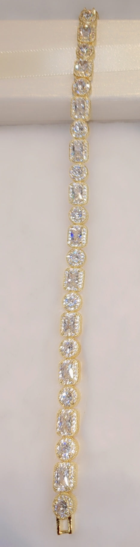 Bracelet plaqué or glacé