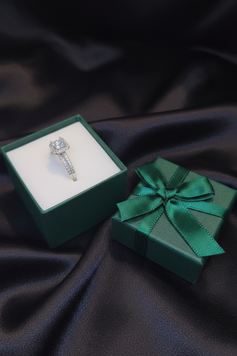 Bague superposée en argent sterling