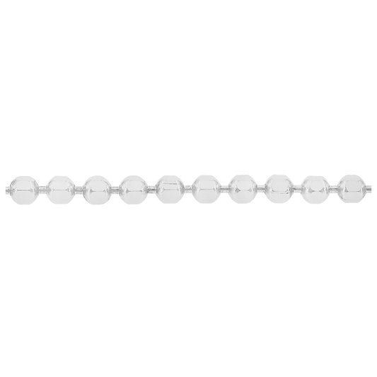Sterling Silver diamond cut bead chain (1.5mm)