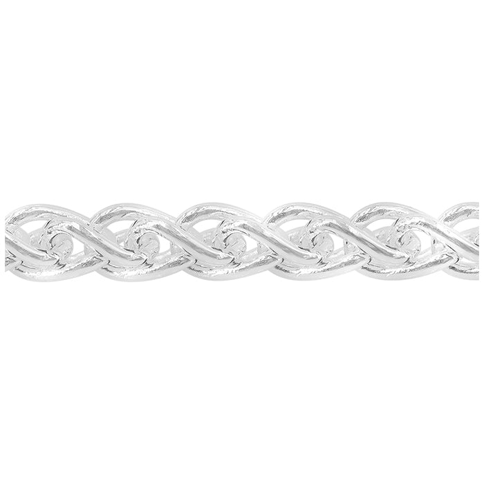 Chaîne à maillons en argent sterling (3,5 mm)