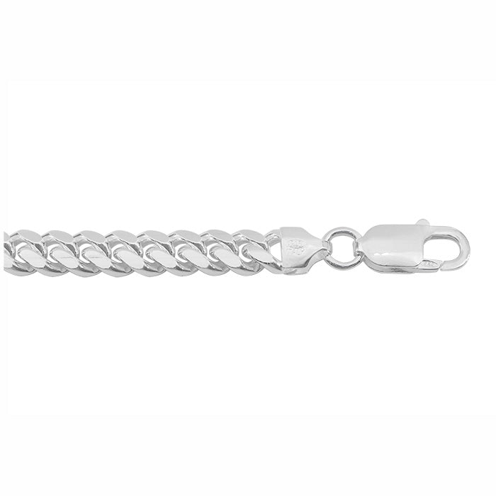 ਸਟਰਲਿੰਗ ਸਿਲਵਰ ਮਿਆਮੀ ਕਿਊਬਨ ਚੇਨ (5.5mm)