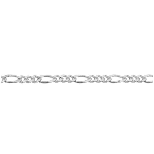 ਸਟਰਲਿੰਗ ਸਿਲਵਰ ਫਿਗਾਰੋ ਚੇਨ (2.2mm)