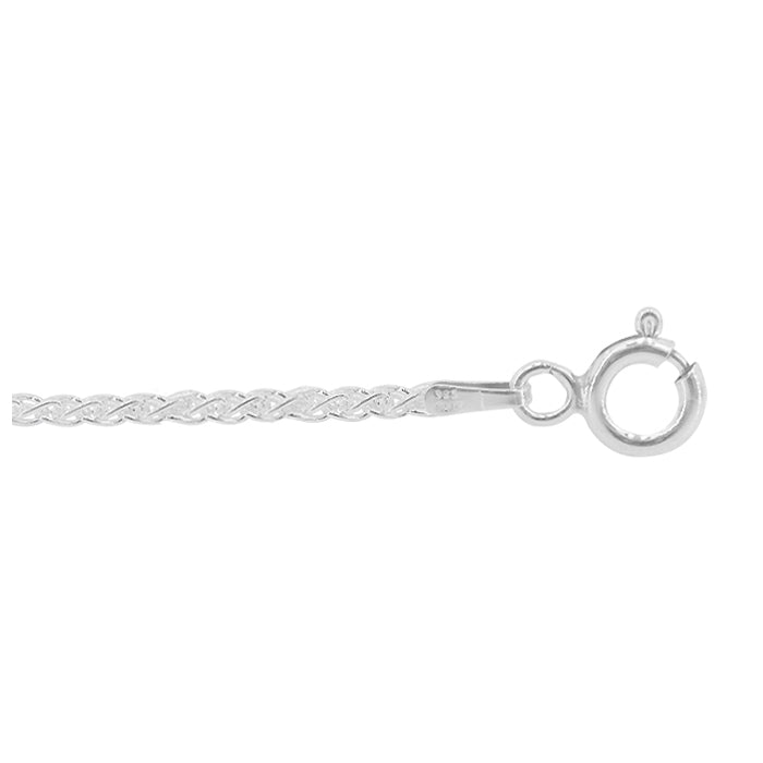 Chaîne spiga en argent sterling (1,4 mm)