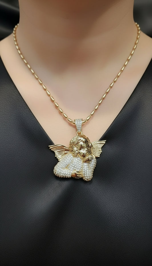 ਸੋਨੇ ਦੀ ਪਲੇਟ ਵਾਲਾ ਪੈਂਡੈਂਟ