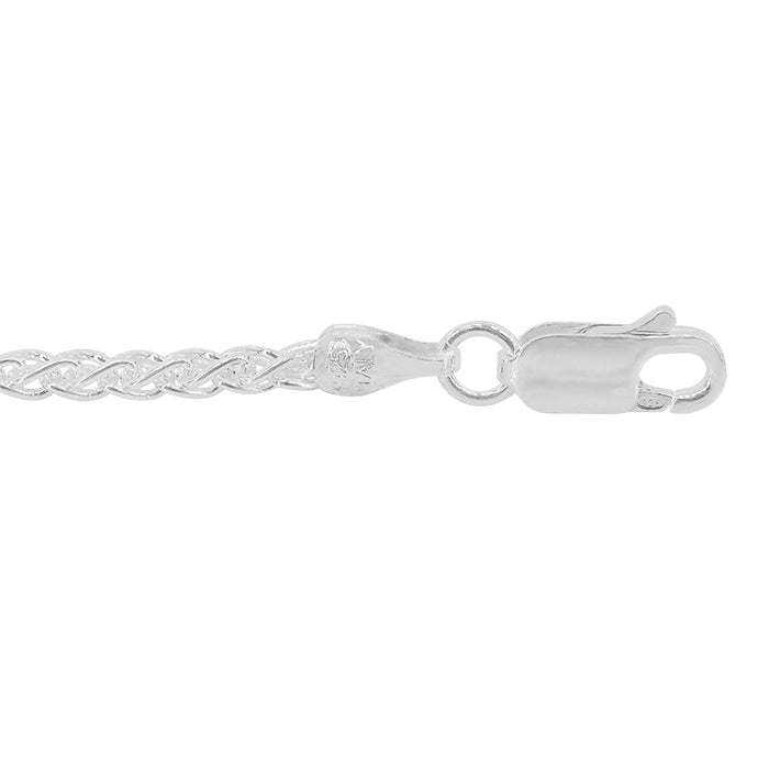 Chaîne à maillons en argent sterling (3,5 mm)