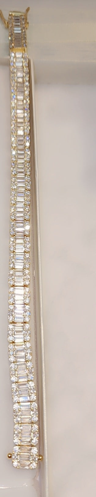 Bracelet plaqué or glacé