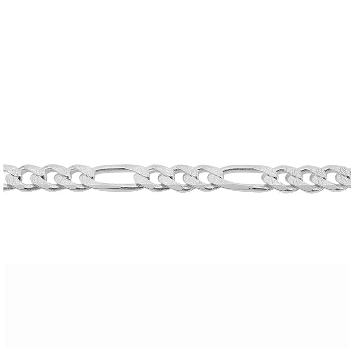 Sterling silver figaro chain (6.8mm)