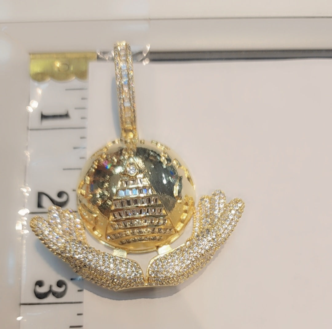 Pendentif glacé