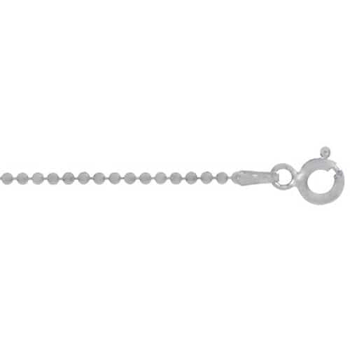 Sterling Silver bead chain (1.5)