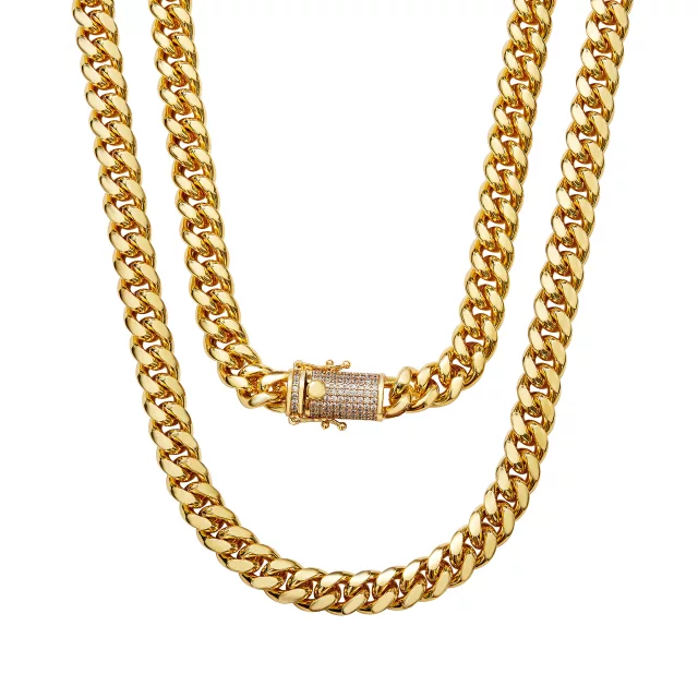 18k Gold Plated Miami Cuban Chains