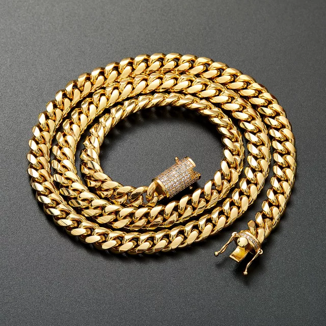 18k Gold Plated Miami Cuban Chains