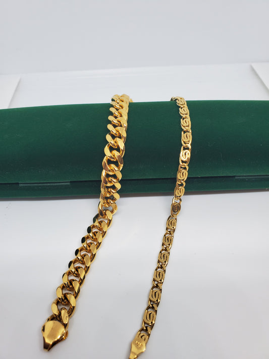 Gold Plated Unisex Bracelets - 7Jewelry