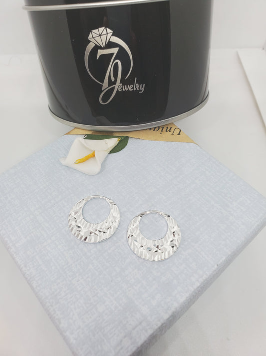 Silver Nattiyan Earrings - 7Jewelry