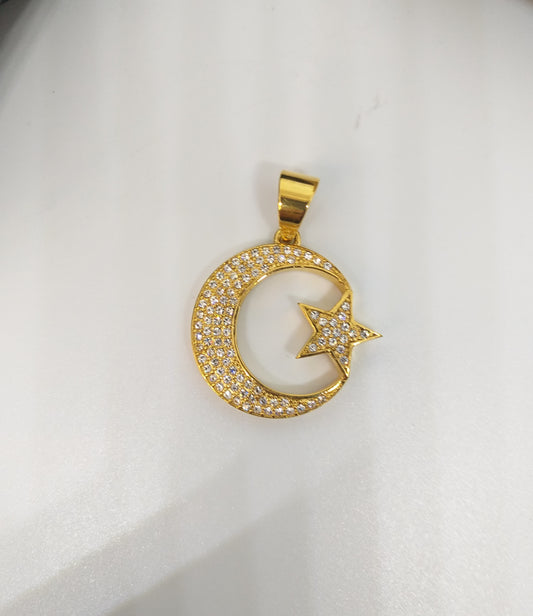 Gold Iced pendant