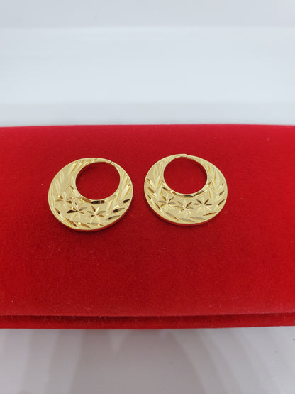 24k Gold Filled Classic Nattiyan Earrings