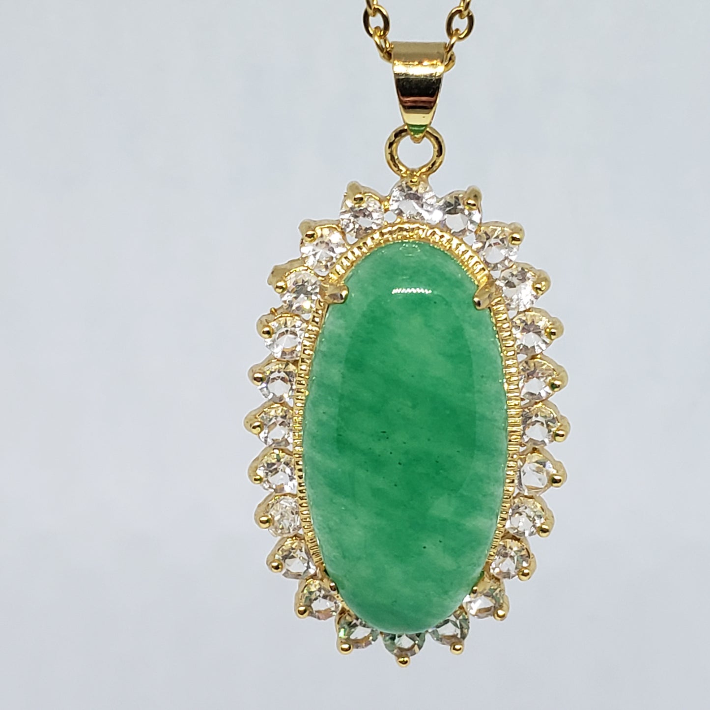 Collier en jade véritable