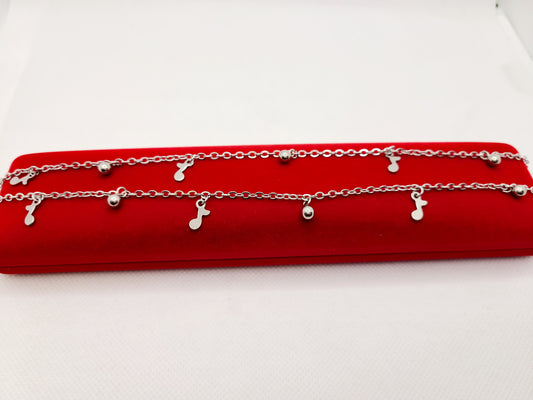 Bracelet de cheville en acier inoxydable