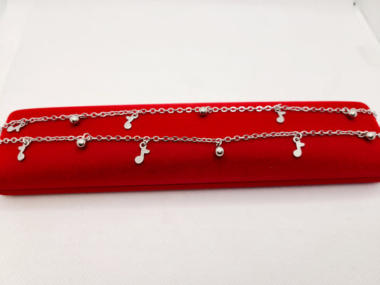 Stainless steel anklet