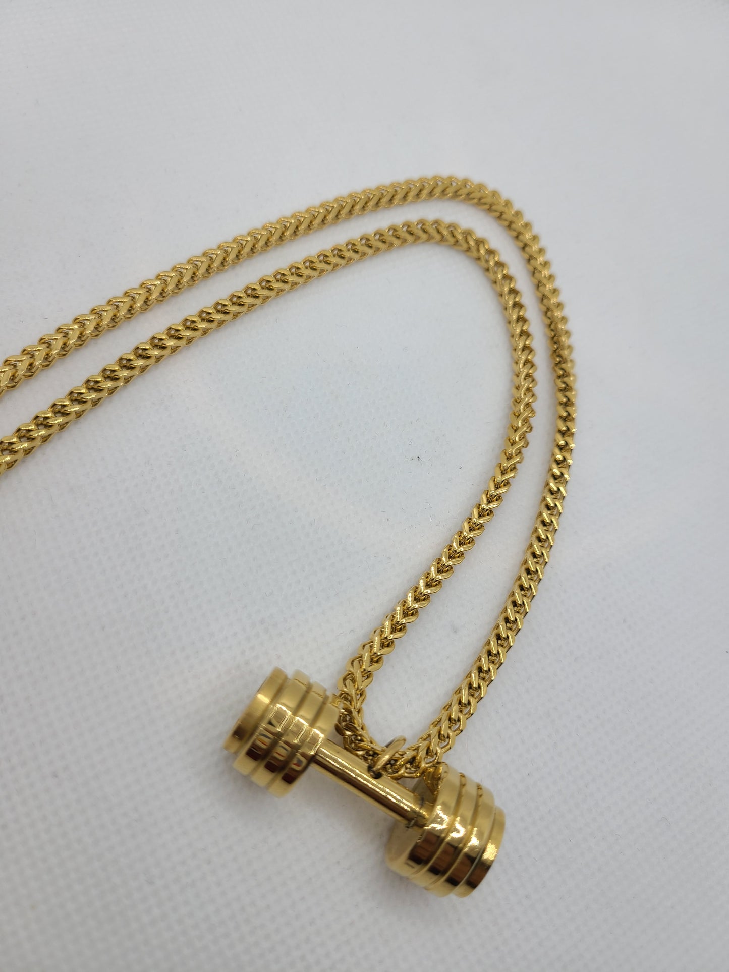 Dumbell Necklace