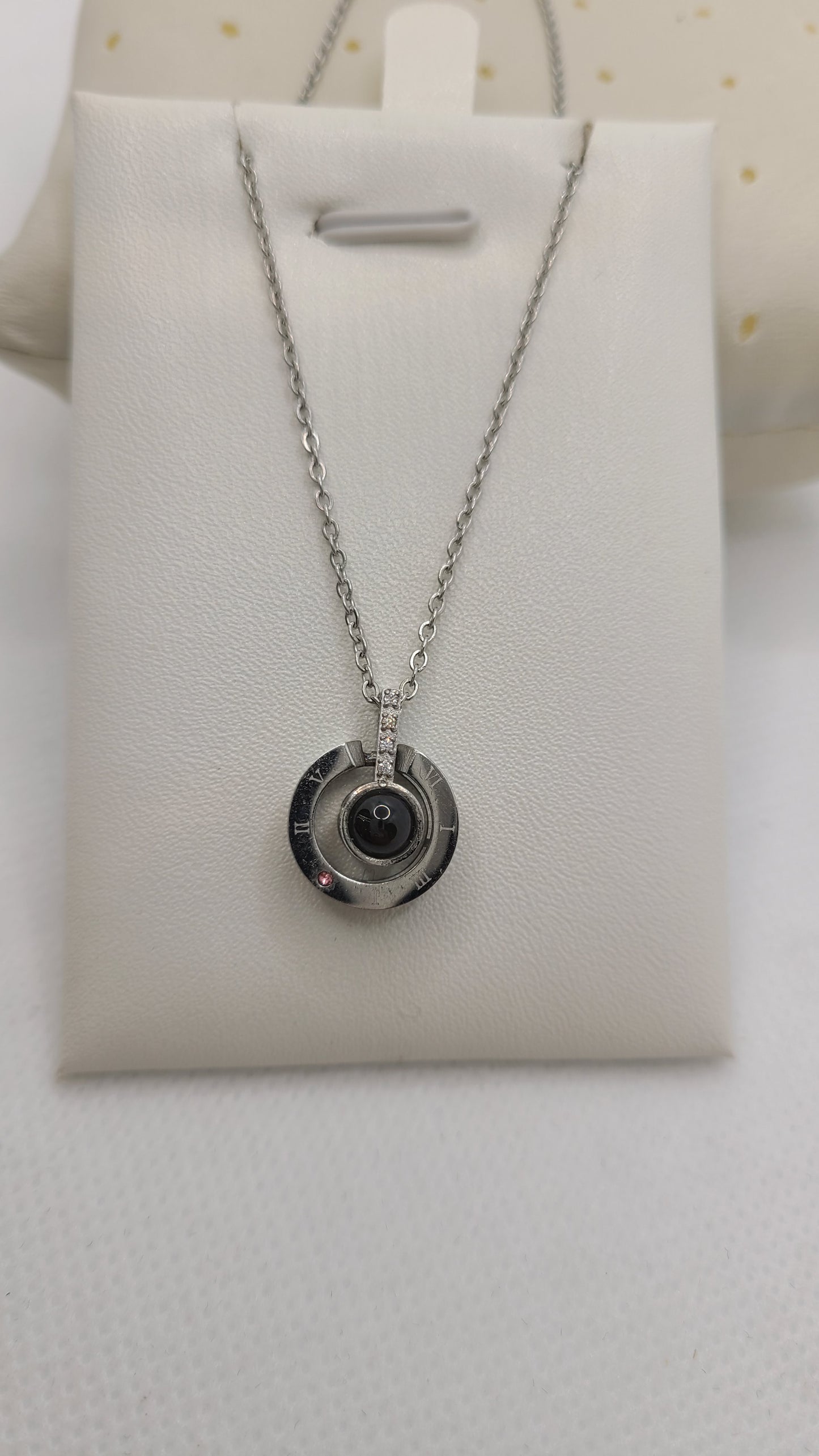 Collier en acier inoxydable 316L avec inscription « Je t'aime » en 100 langues, cadeau de Saint-Valentin