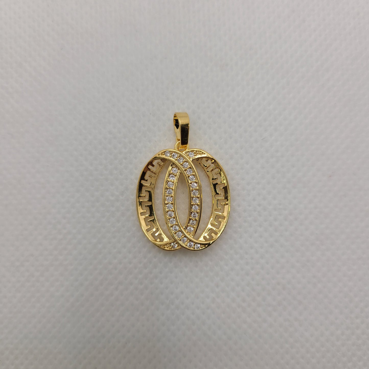 Pendentifs design Versace plaqués or
