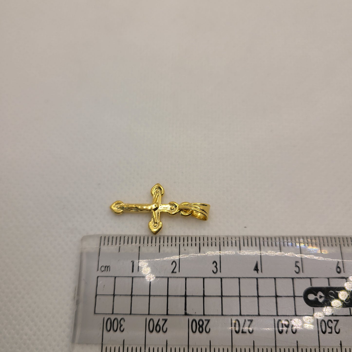 18k Gold plated cross pendant