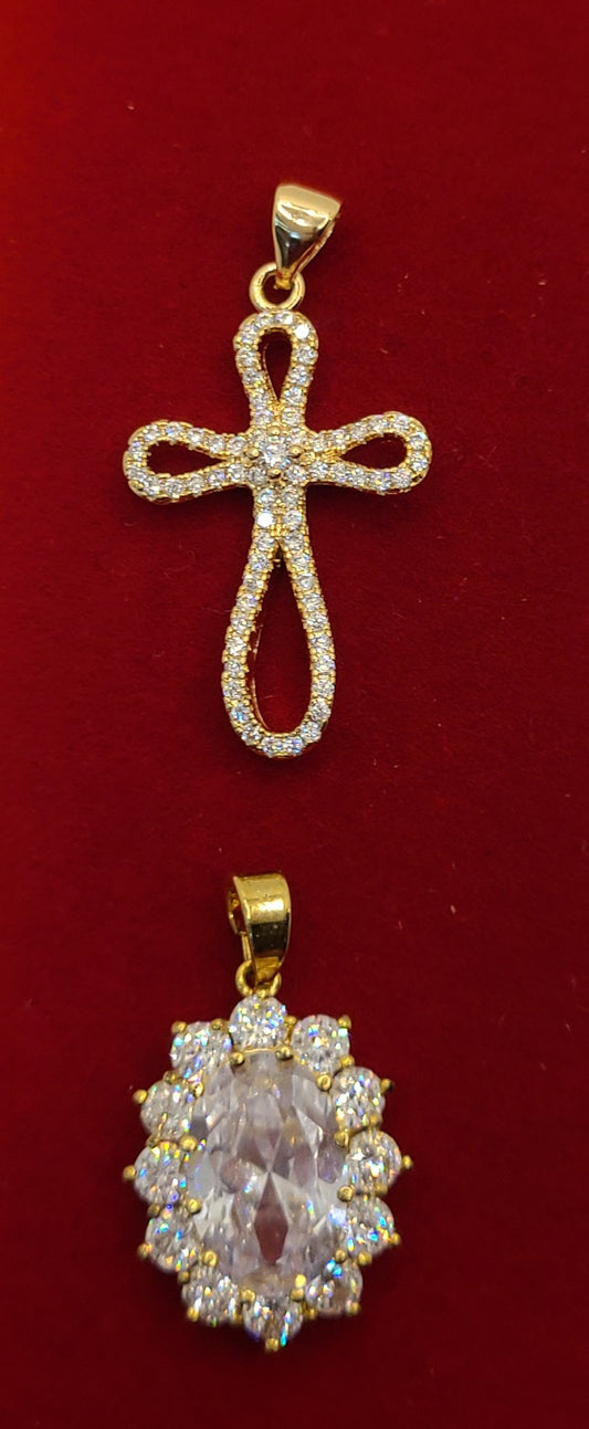 Pendentif glacé