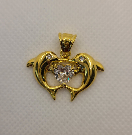 Gold plated animals pendant