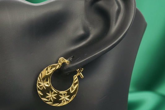 24k gold filled real silver modern nattiyan earrings