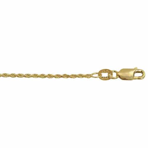 10k gold rope chain