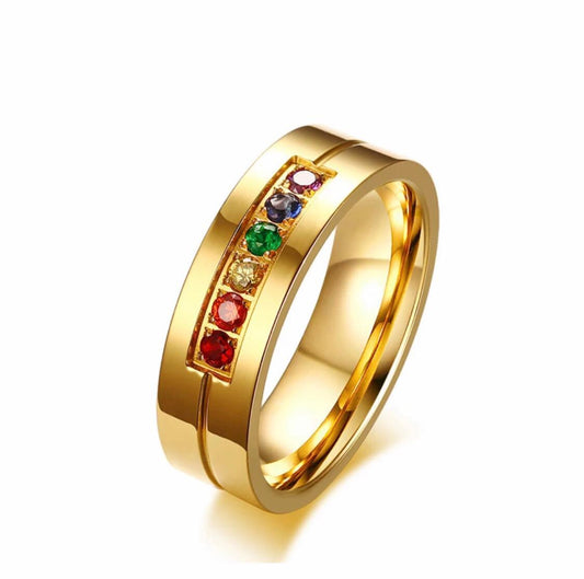Multicolor ring - 7Jewelry