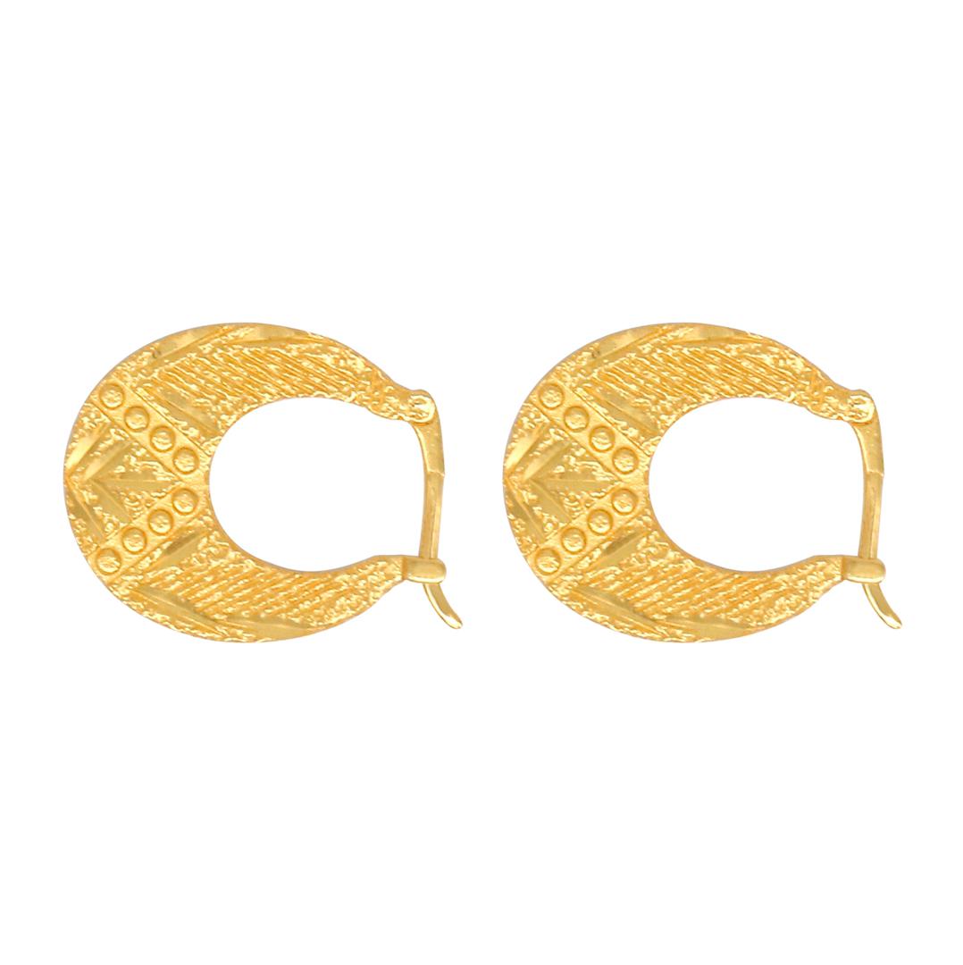 24k ਸੋਨੇ ਨਾਲ ਭਰਿਆ ਅਸਲੀ ਚਾਂਦੀ ਦਾ ਆਸਾਨ ਪਹਿਨਣ ਵਾਲਾ ਨੱਤੀਆਂ