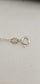 Trendy heart Real silver  anklets