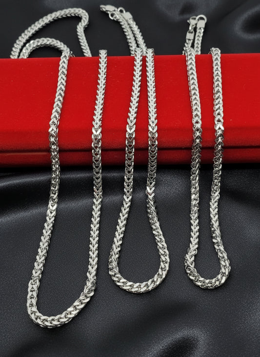 Stainless Steel Franco Unisex Chain