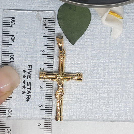 Gold plated crucifix