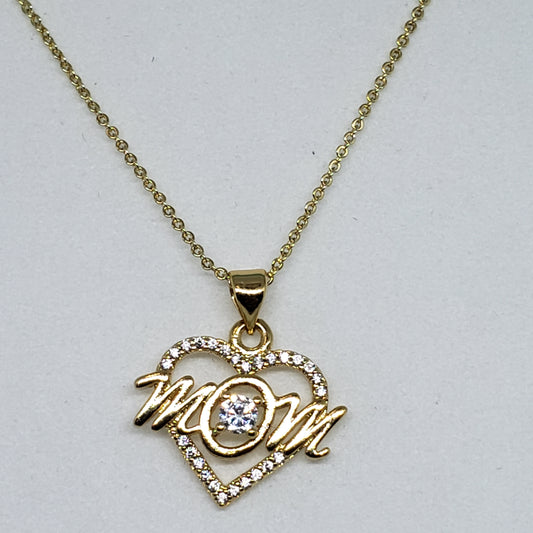 18K Gold Plated Mom Necklace