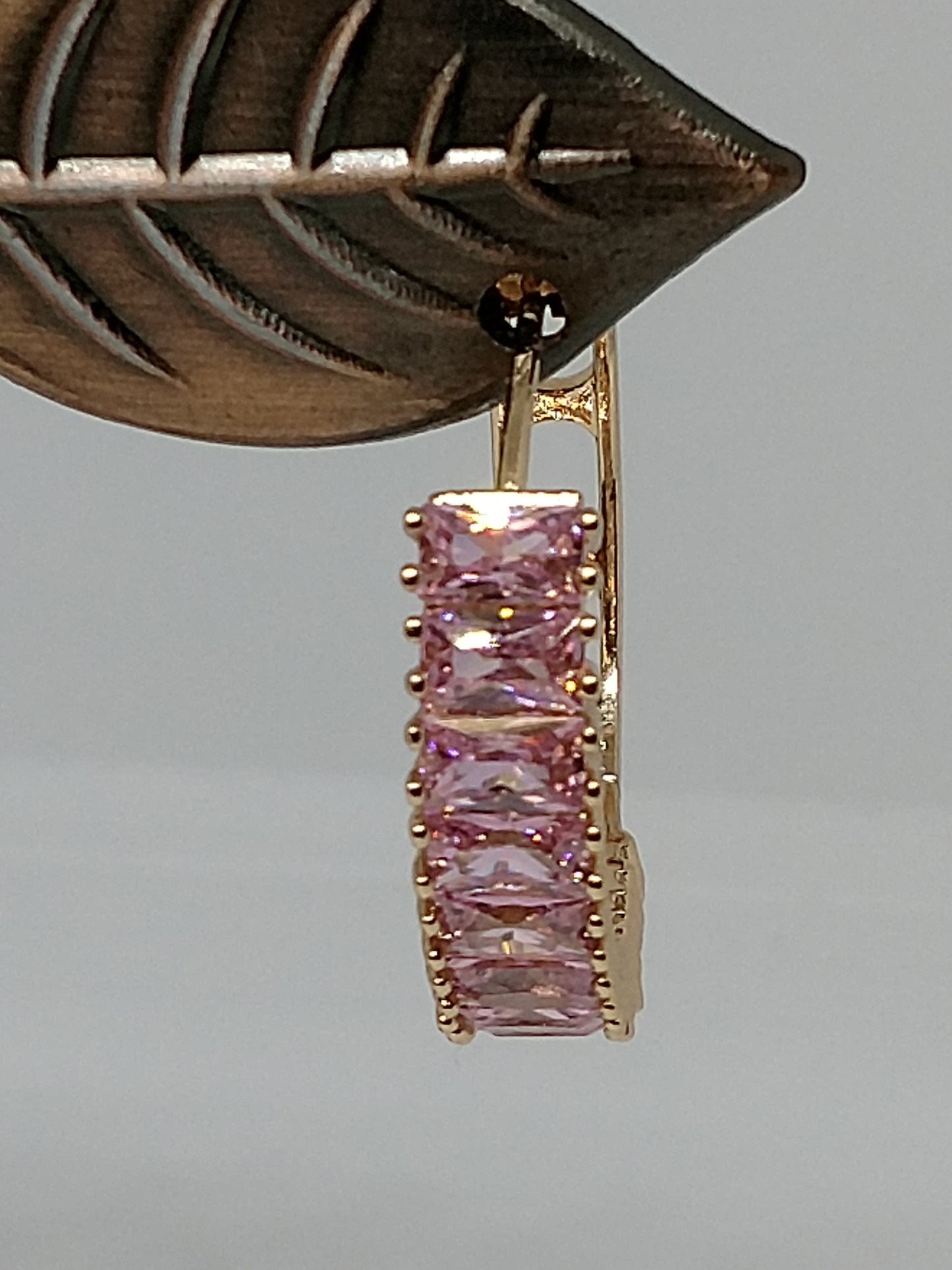 Boucles d'oreilles créoles en diamant pour femme